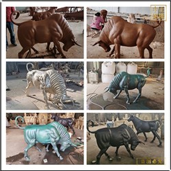 工廠(chǎng)批發(fā)純低頭銅牛擺件